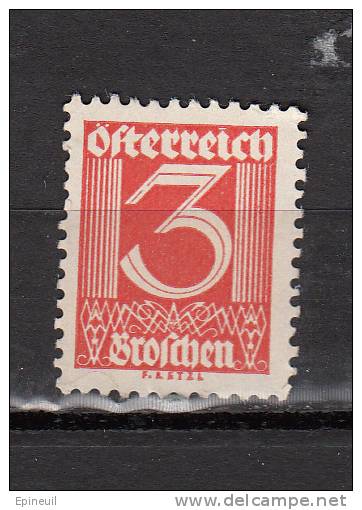 AUTRICHE * N ° 333  YT - Unused Stamps