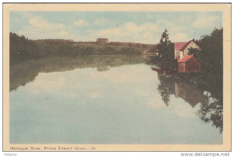 Prince Edward Island Canada P.E.I. - Montague River - Travelled 1952 - Stamp & Postmark - 2 Scans - Andere & Zonder Classificatie