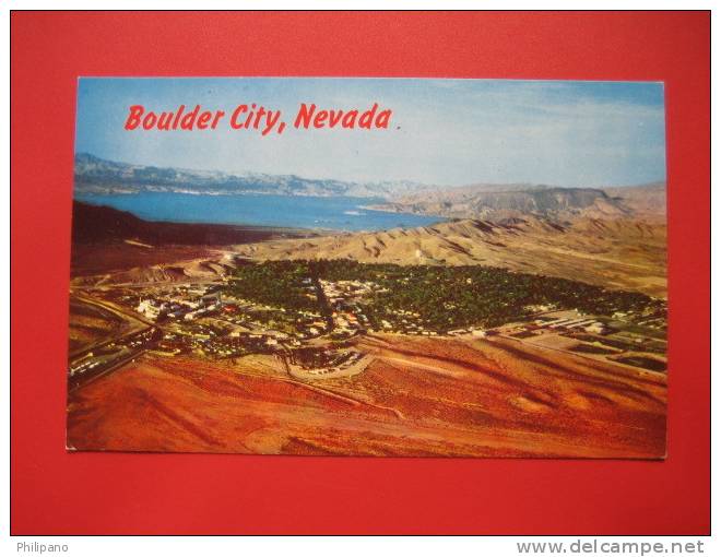 Nevada > Boulder City--- Birds Eye  Early Chrome ==   == Ref 271 - Other & Unclassified