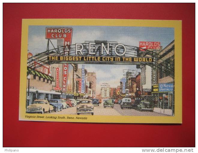 - Nevada > Reno   Virginia Street  Early Chrome  ==   == Ref 271 - Reno