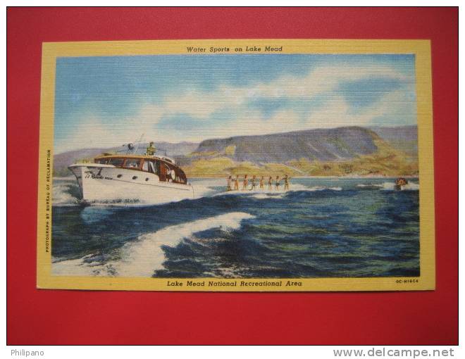 - Nevada-- Water Sports Lake Mead   Linen  ==   == Ref 271 - Sonstige & Ohne Zuordnung