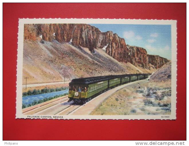 Nevada > Palisade Canyon Train   Linen    ==   == Ref 271 - Altri & Non Classificati