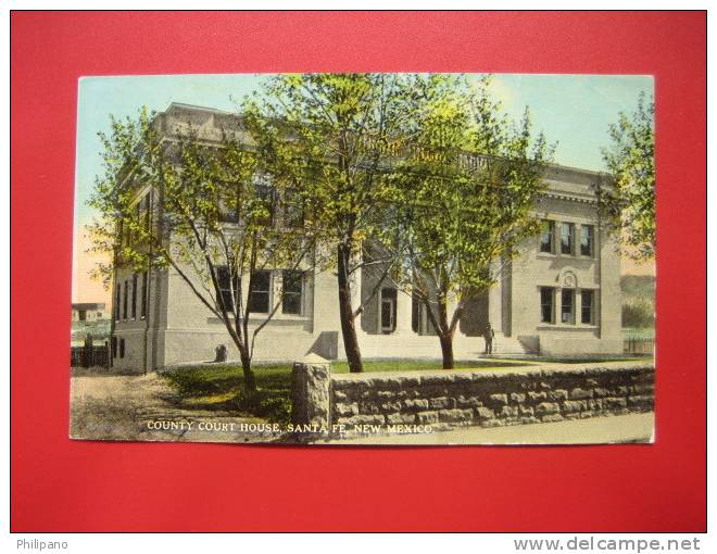 New Mexico > Santa Fe   County Court House  1921 Cancel ==   == Ref 271 - Santa Fe