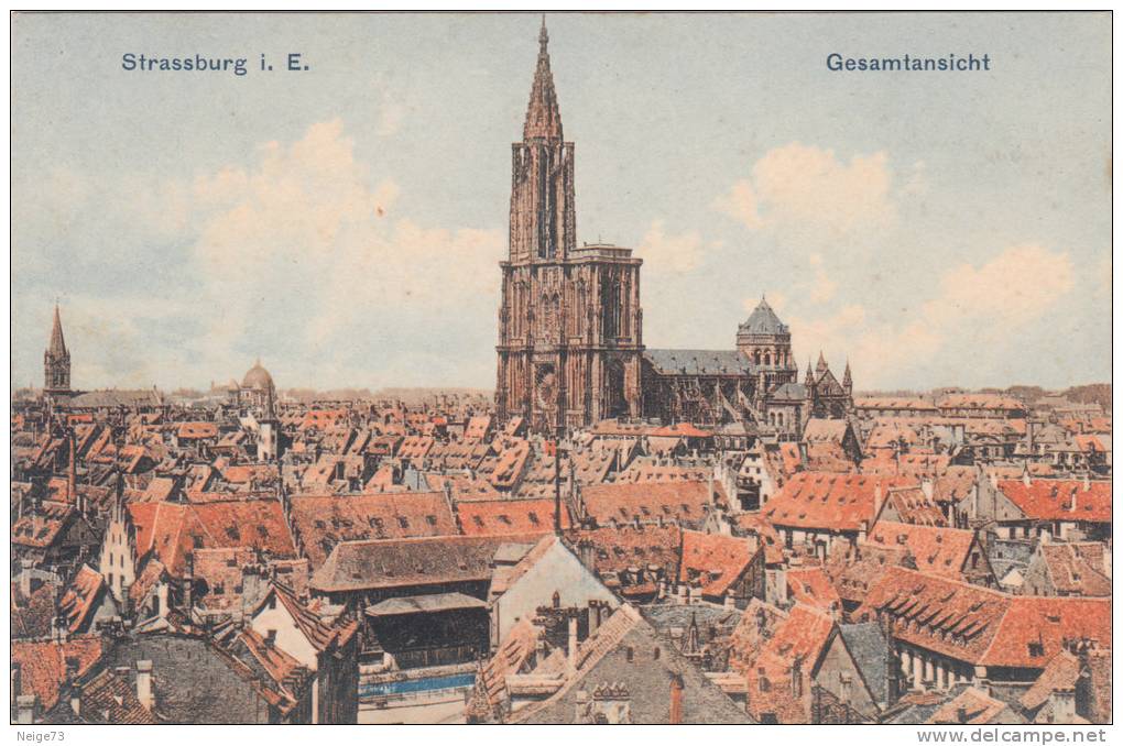 Cpa Du 67 - Strasbourg - Gesamansicht - Strasbourg