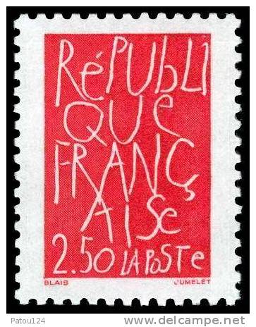 2775c ** Bicentenaire De La Proclamation De La République. Oeuvre De J. C. Blais - Neufs