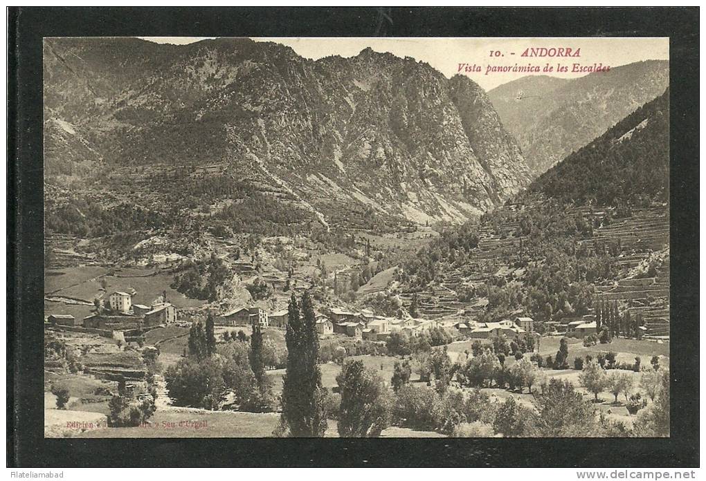 ANDORRA- 10.- ANDORRA TARJETA POSTAL  MARAVILLA.(P:4)) - Andorra