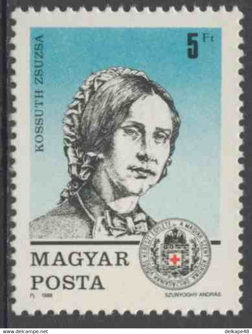 Hungary Ungarn 1989 Mi 4048 A YT 3236 SG 3926 ** Zsuzsa Kossuth - War Of Independence Nurse / Oberschwester - Militares