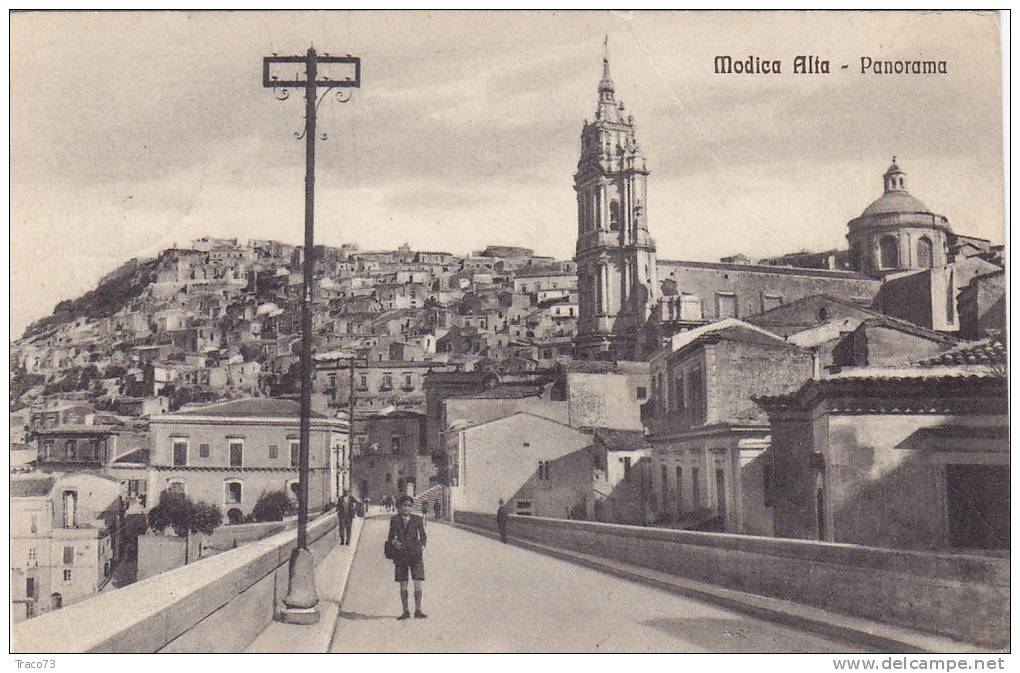 MODICA  ALTA  /  Panorama  -  Viaggiata - Modica