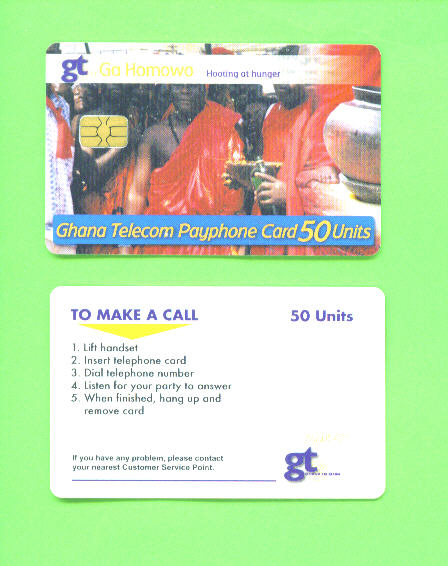 GHANA - Chip Phonecard As Scan - Ghana