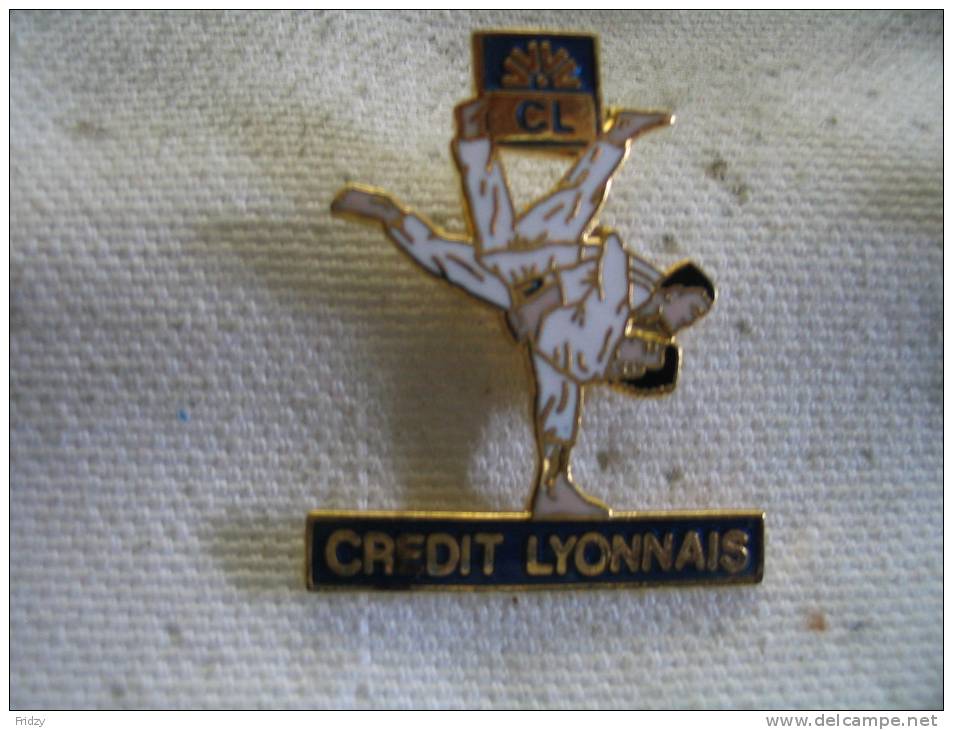 Pin´s Judo, Sponsor Credit Lyonnais - Judo