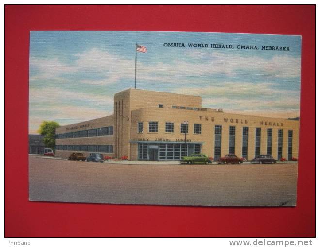 Omaha NE --  Omaha World Herald -- Linen==   == Ref 272 - Sonstige & Ohne Zuordnung