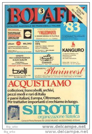 Italia - Catalogo BOLAFFI: Catalogo Nazionale Dei Francobolli Italiani Trieste A E B /Occupazioni/Colonie - 1983 - Italy