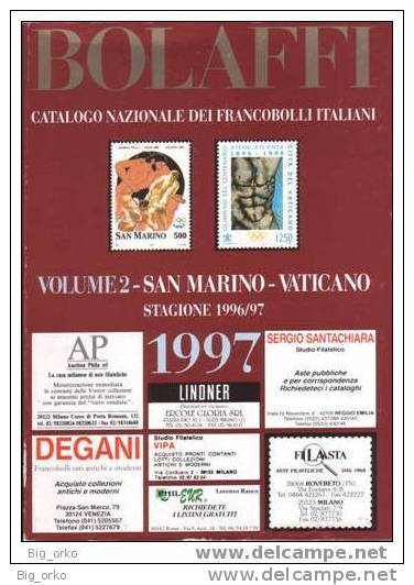 Italia - Catalogo BOLAFFI: Catalogo Nazionale Dei Francobolli Italiani San Marino E Vaticano - 1997 - Italy