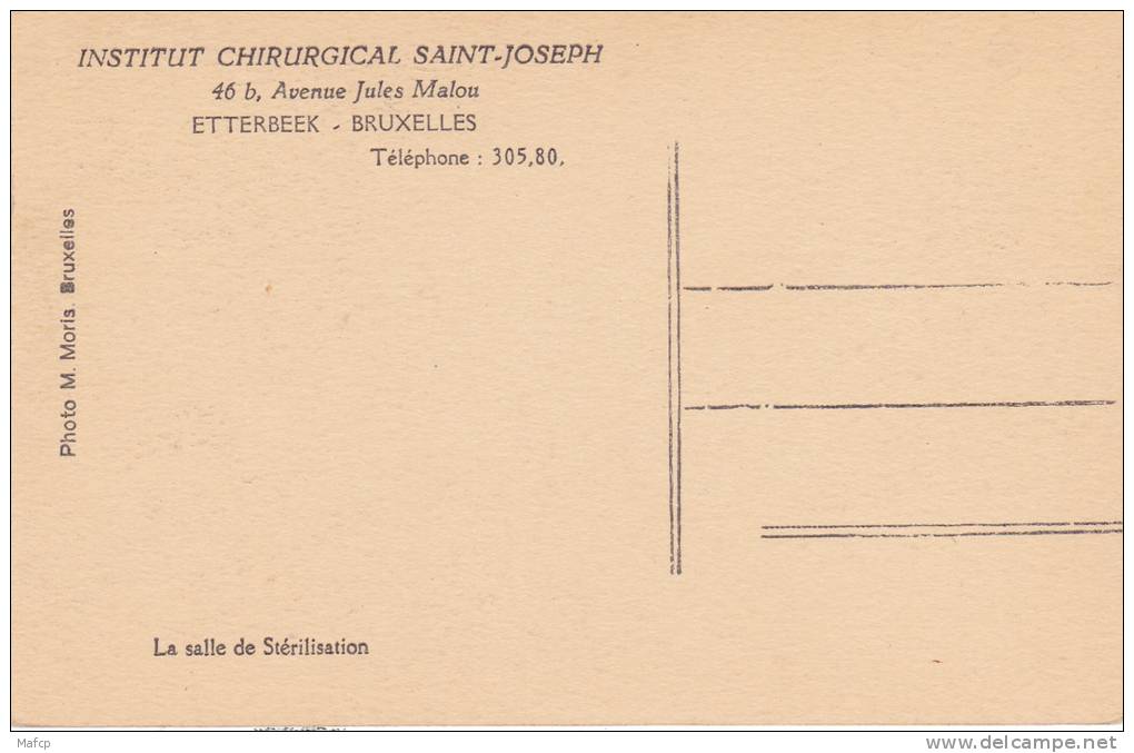ETTERBEEK INSTITUT CHIRUGICAL ST JOSEPH - La Salle De Stérilisation - Santé, Hôpitaux