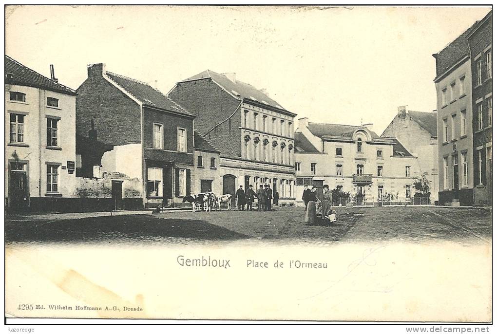 GEMBLOUX  Place De L' Ormeau  ( Animée + Vaches, Bétail) - Gembloux