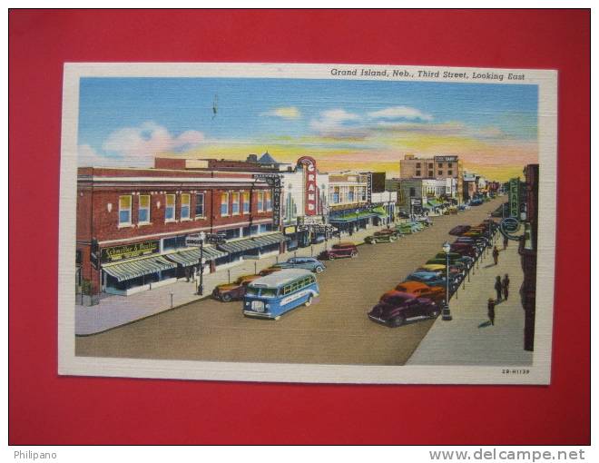 Nebraska > Grand Island   Third Street  Linen    ==   == Ref 272 - Grand Island