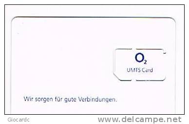 GERMANIA (GERMANY) - O2 (GSM SIM) -  UMTS CARD    - MINT - RIF. 5864 - GSM, Voorafbetaald & Herlaadbare Kaarten