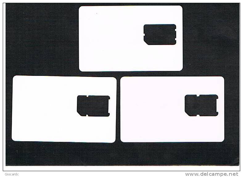 GERMANIA (GERMANY) - TD1 (SIM GSM ) -  PLUG IN MODUL  (LOT OF 3 DIFFERENT)  - USED WITHOUT CHIP - RIF. 5870 - GSM, Voorafbetaald & Herlaadbare Kaarten