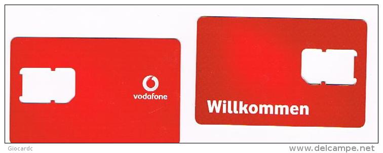 GERMANIA (GERMANY) - VODAFONE (SIM GSM ) -     - USED WITHOUT CHIP - RIF. 5873 - GSM, Voorafbetaald & Herlaadbare Kaarten