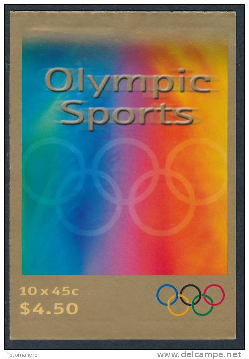 AUSTRALIA 2000, Olympic Sports Adhesive Booklet** - Booklets