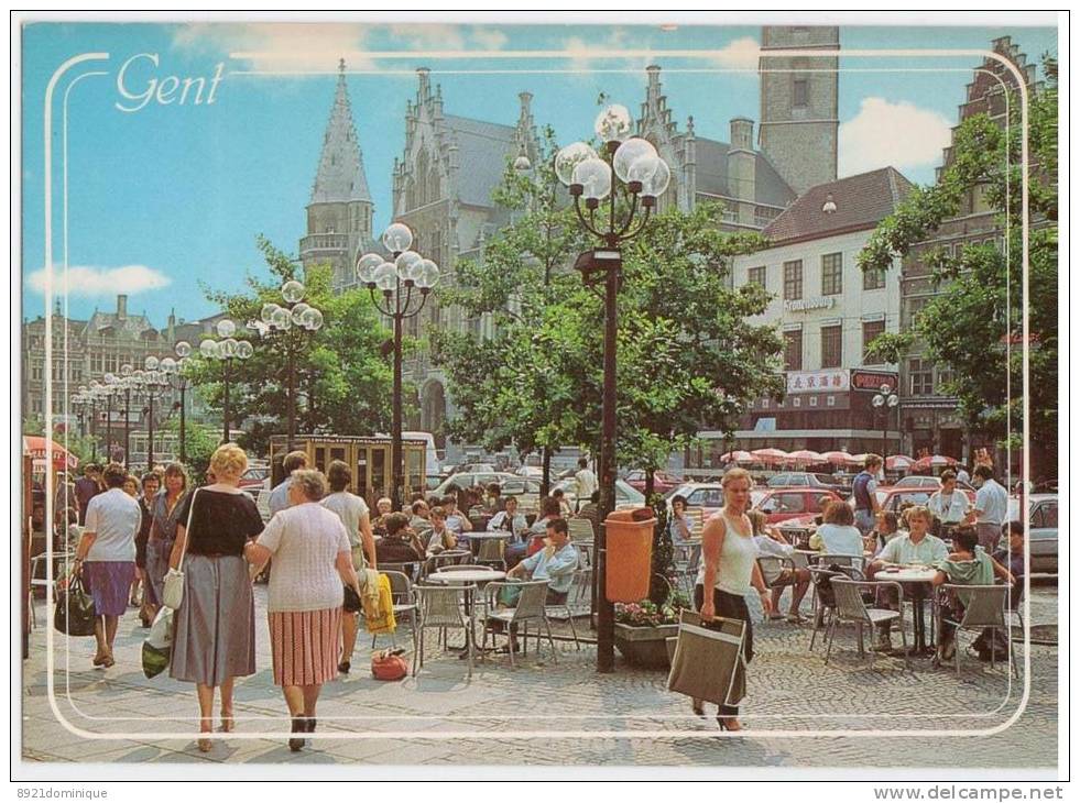 Gent - Korenmarkt En Postgebouw - Gent