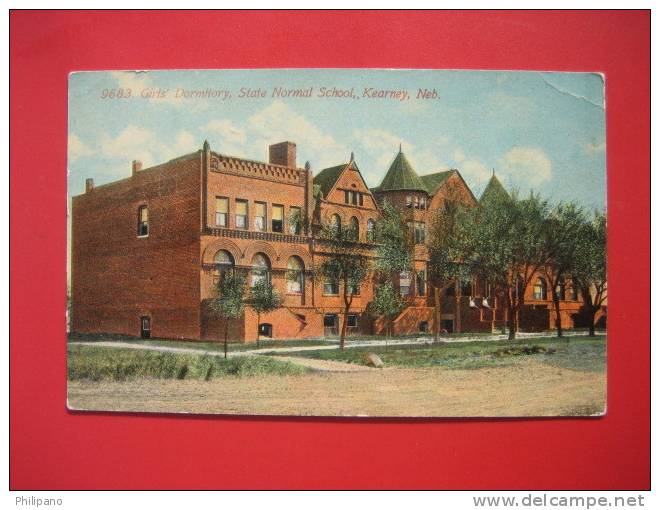- Nebraska > Kearney  Girls Dorimitory State Normal School   1912 Cancel ==   == Ref 273 - Kearney