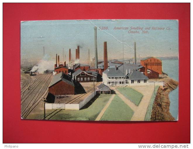 Nebraska > Omaha  American Smelting & Refining Co   1919 Cancel ==   == Ref 273 - Sonstige & Ohne Zuordnung