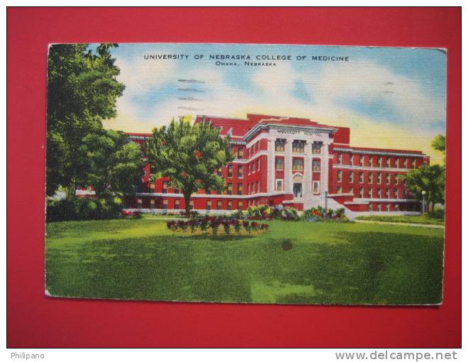 Nebraska > Omaha   -- Univ Of Nebraska College Of Medicine 1944 Cancel  ==   == Ref 273 - Autres & Non Classés