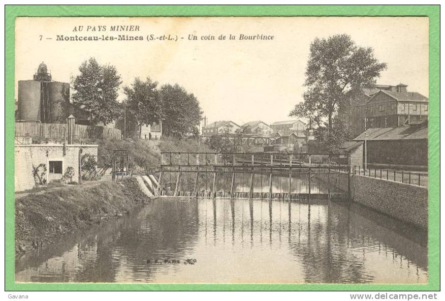 71 MONTCEAU-les-MINES - Un Coin De La Bourtbince - Montceau Les Mines