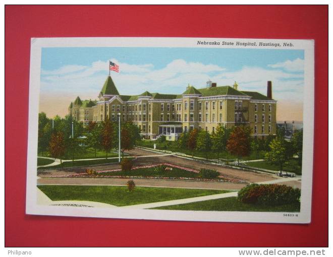 Nebraska > Hastings  Sate Hospital  Vintage Wb==   == Ref 274 - Hastings