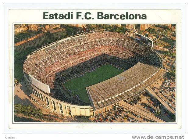 Postcard - Stadium, F.C. Barcelona   (V 2286) - Atletica