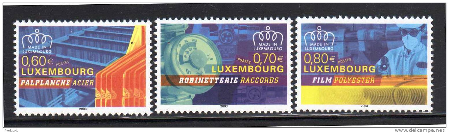 LUXEMBOURG - 2003 - N°1565/1567  ** - Neufs