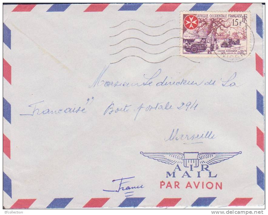 Afrique,Niger,1957,lettre ,colonies,ordre  Souverain De Malte Et Lutte Contre La Lèpre,n°63 - Cartas & Documentos