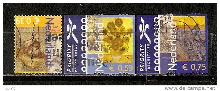 Nederland 2003  Vincent Van Gogh  (o) Mi.2083-85 - Used Stamps