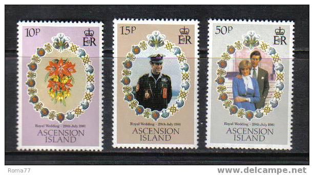 890 - ASCENSION, 1981 : Royal Wedding Charles And Diana  *** - Ascensione