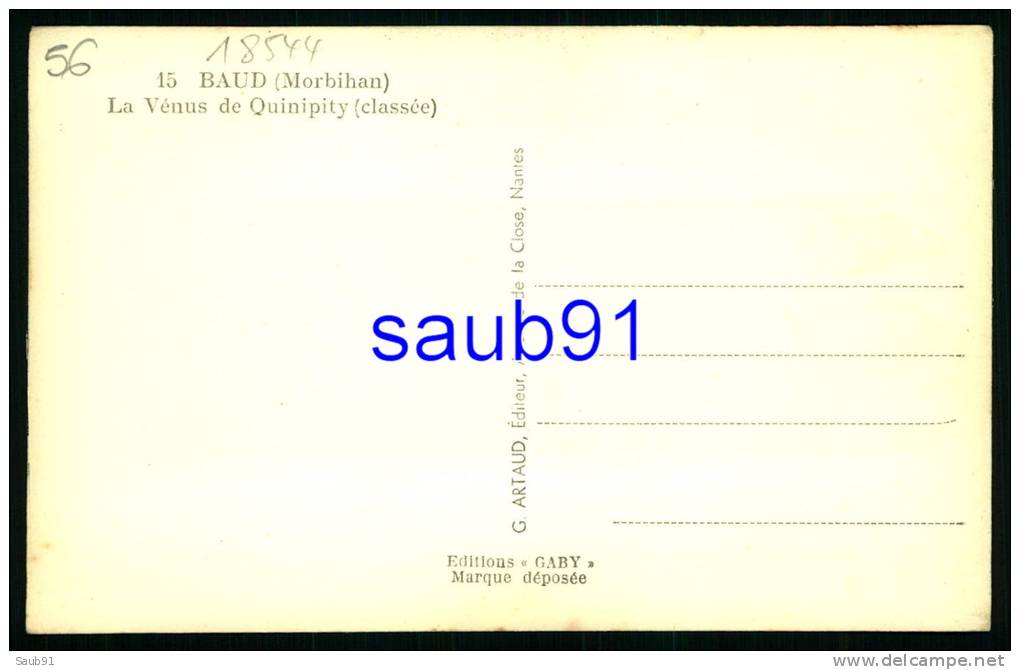 Baud -  La Vénus De Quinipity  (classée) -  Réf : 18544 - Baud