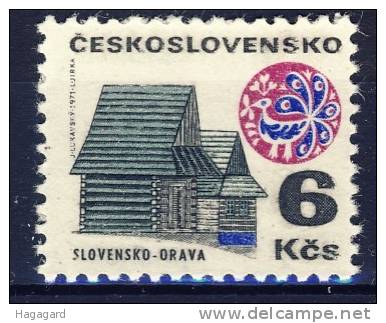 Czechoslovakia 1971. Old House. Michel 1990x. MNH(**) - Unused Stamps