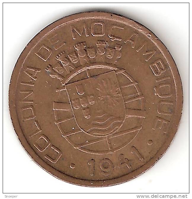 Mozambique 20 Centavos 1941 Km 71 Xf+ !!!!!! - Mosambik