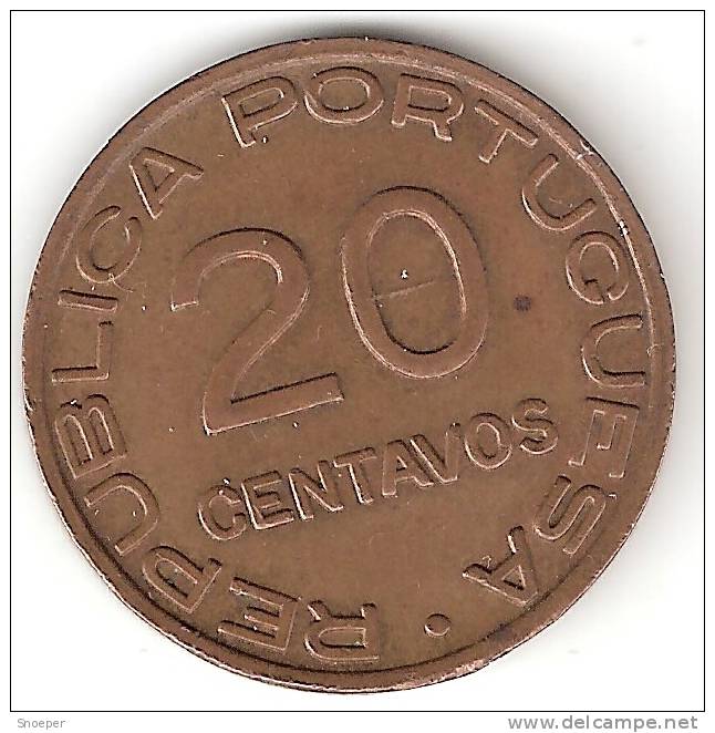 Mozambique 20 Centavos 1941 Km 71 Xf+ !!!!!! - Mozambique