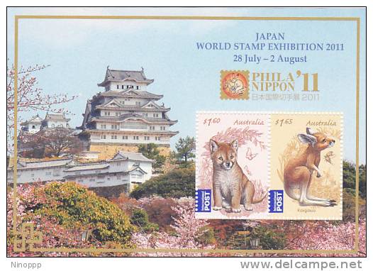 Australia-2011 Japan Show 2011  Minisheet MNH - Hojas, Bloques & Múltiples