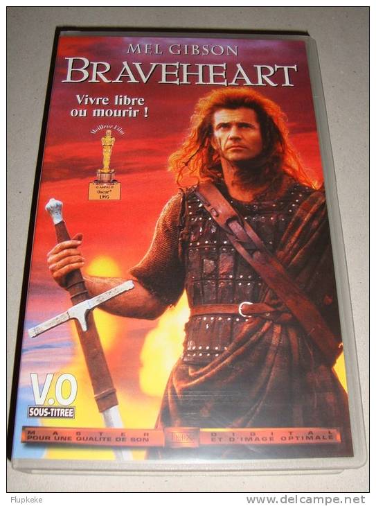 Vhs Pal Braveheart Mel Gibson 1995 Version Originale Sous-titrée Français - Storia