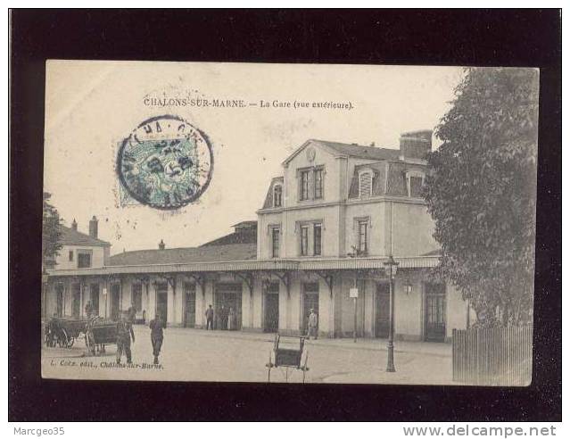 Chalons Sur Marne La Gare ( Vue Extérieure) édit.coëx - Châtillon-sur-Marne