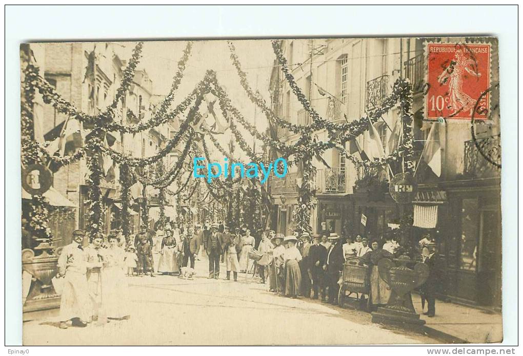 Br - 76 - DIEPPE - CARTE PHOTO De La Fête De Duquesne - Belle Animation - Magasin E Leroy - Dieppe