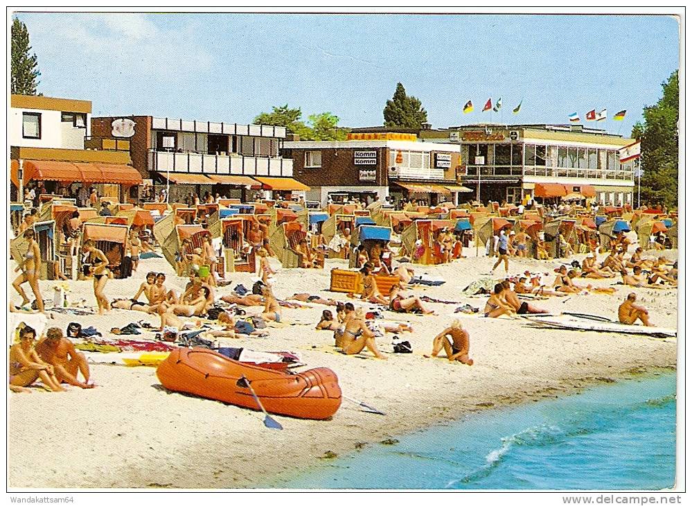 AK 867 Ostseeheilbad GRÖMITZ Das Bad Der Sonnenseite Strandleben 12.-9.91 -18 2436 KELLENHUSEN (OSTSEE) D Nach Roth - Groemitz