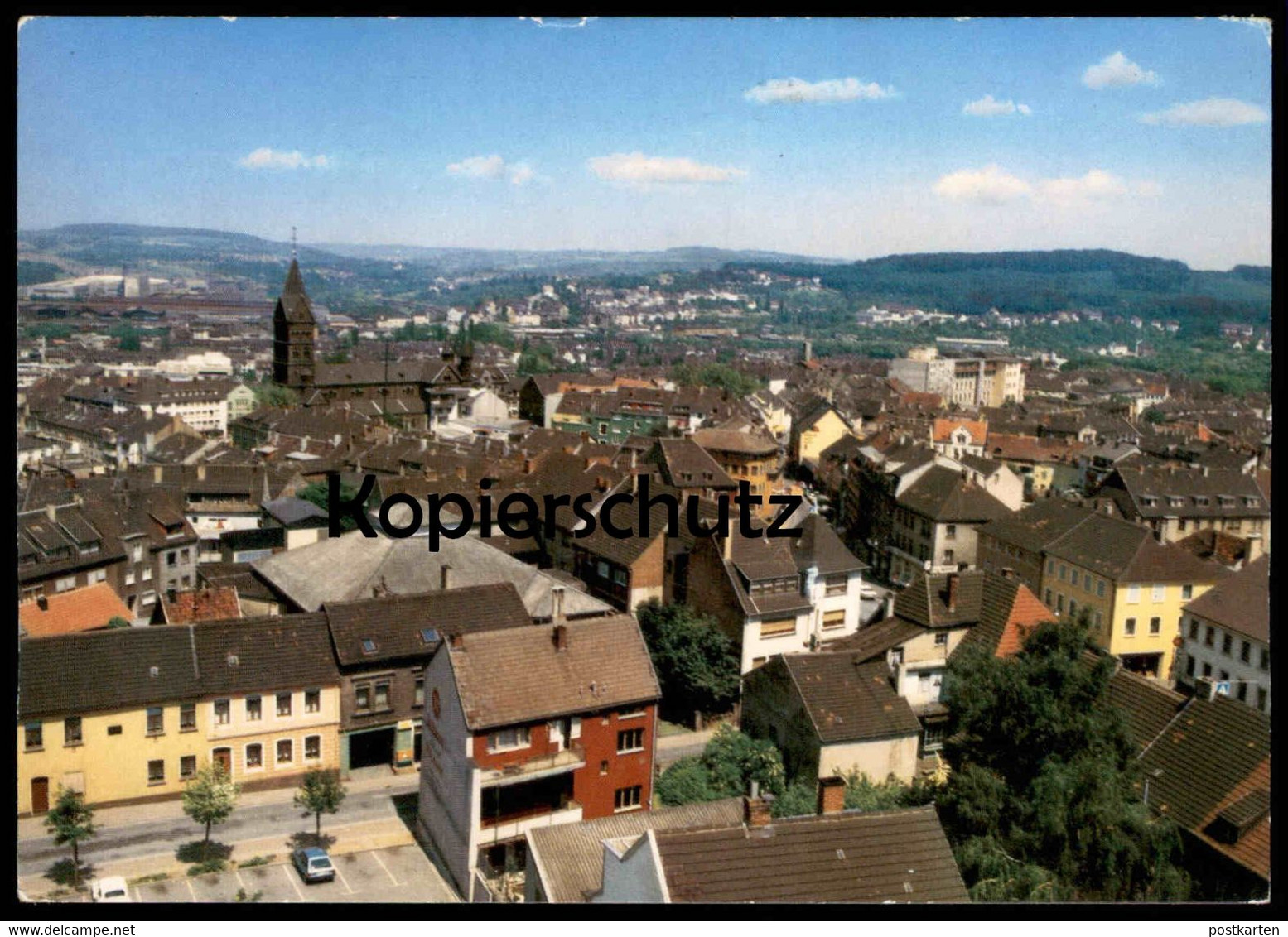 ÄLTERE POSTKARTE NEUNKIRCHEN SAAR TEILANSICHT PANORAMA Saarland Ansichtskarte AK Cpa Postcard - Kreis Neunkirchen