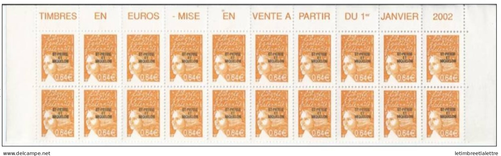 Saint Pierre Et Miquelon - YT N° 767 ** - Neuf Sans Charnière - Blocks & Kleinbögen