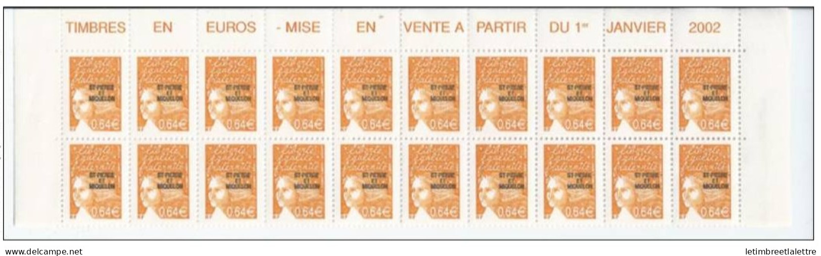 Saint Pierre Et Miquelon - Variété - YT N° 767 ** - Sans Phosphore Et Inscription Haut De La Feuille - Neufs
