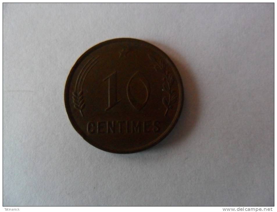 10 Centimes 1930 Charlotte - Luxemburgo
