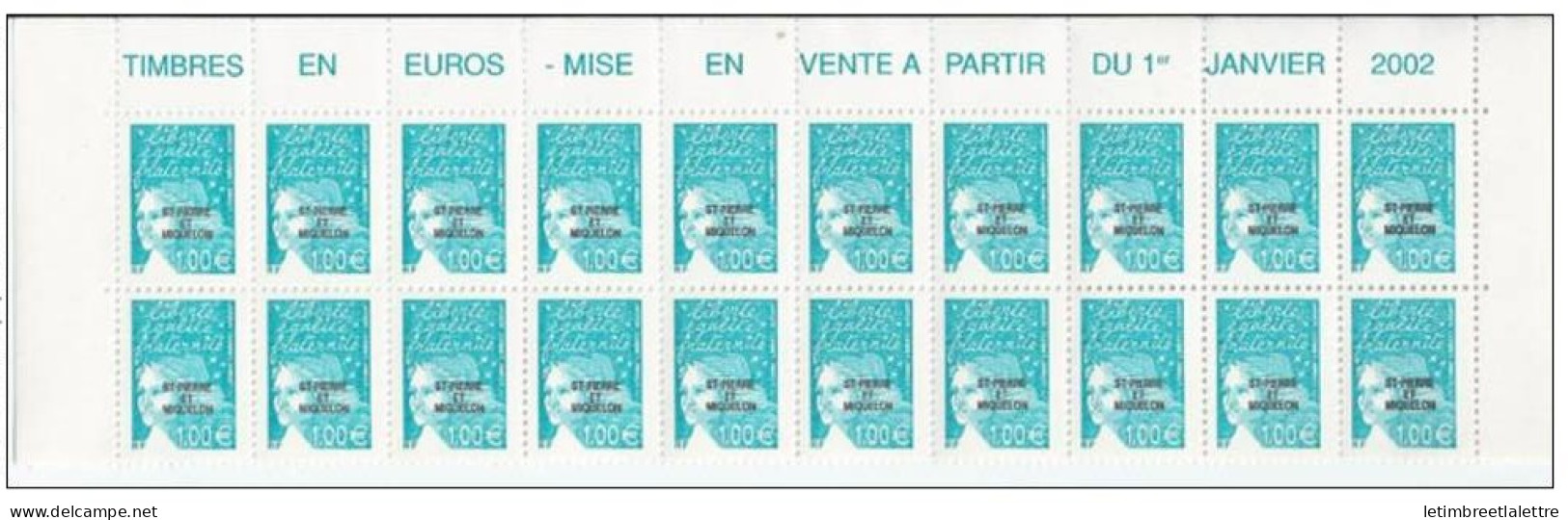 Saint Pierre Et Miquelon - YT N° 780 ** - Neuf Sans Charnière - Unused Stamps