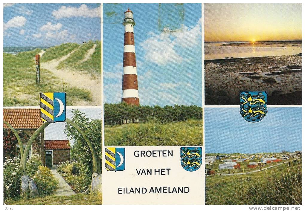 PAYS BAS   Groeten Van Het Eiland Ameland     "2 Scans" - Ameland